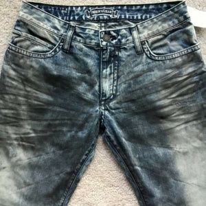 Robin's jeans 33x33 made in USA awesome dirty wash